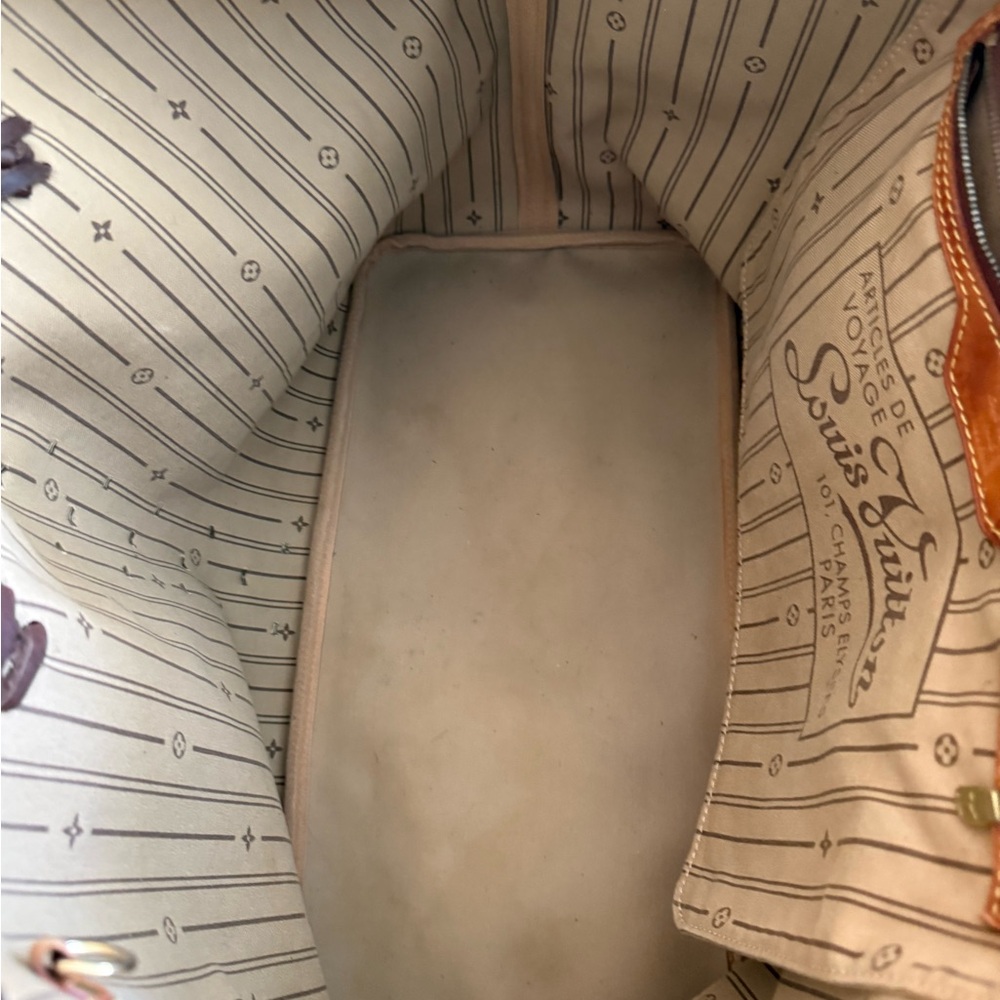 Louis Vuitton Brown Tote with Fringe and Scarf - Picture 8 of 16